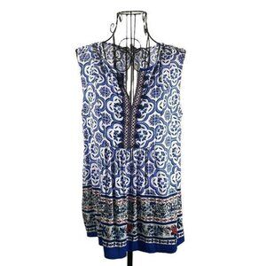 Daniel Rainn | Patterned Sleeveless Top
